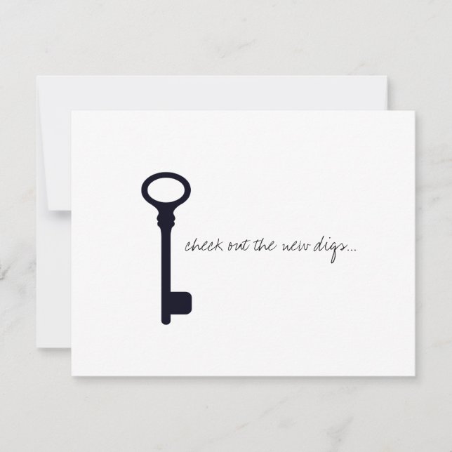 Customizable Cool Housewarming Party Invite (Front)