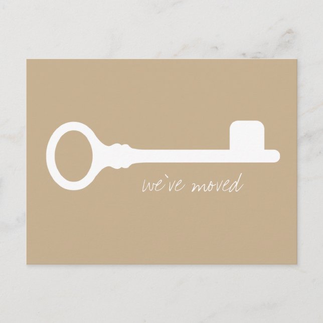 Customizable Cool New Address Announcement (Front)