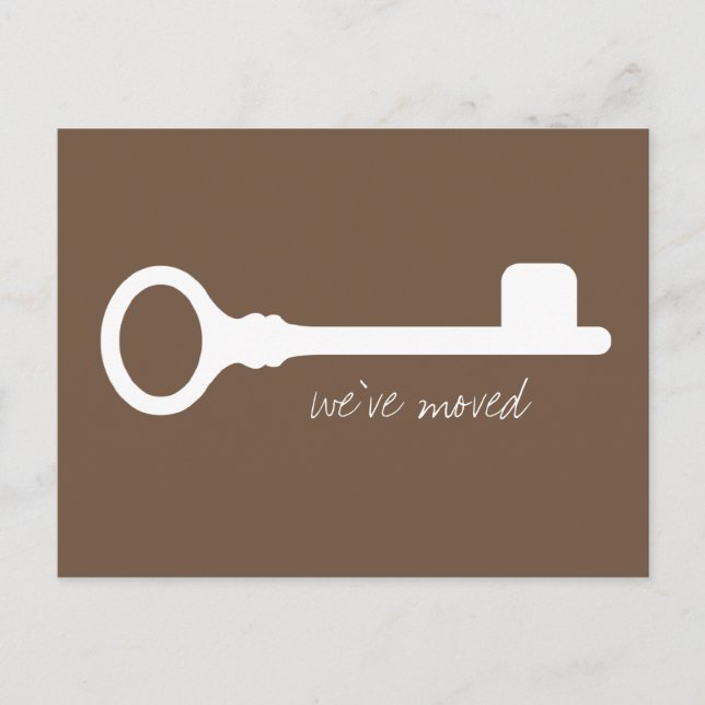 Customizable Cool New Address Announcement (Front)