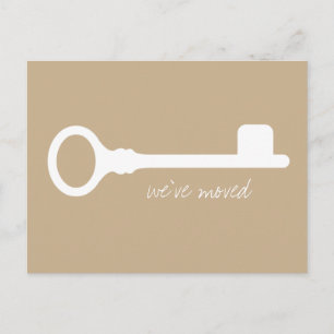 Customizable Cool New Address Announcement Postcard