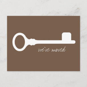 Customizable Cool New Address Announcement Postcard