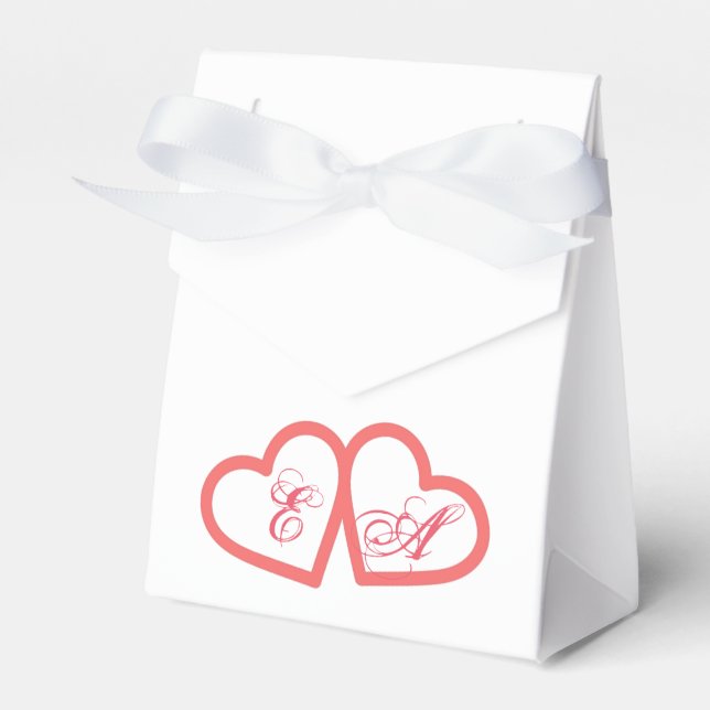 Customizable Core Ballotin Favor Box (Front Side)