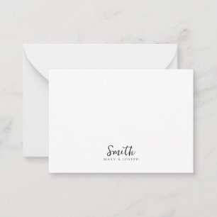 Customizable Couple First Names And Last Name Gift Card
