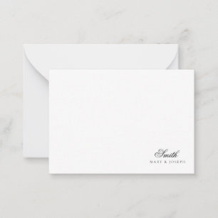 Customizable Couple First Names And Last Name Gift Card