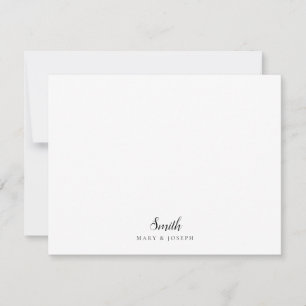 Customizable Couple First Names And Last Name Gift Card