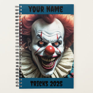 Customizable - "Creepy Clown" Planner