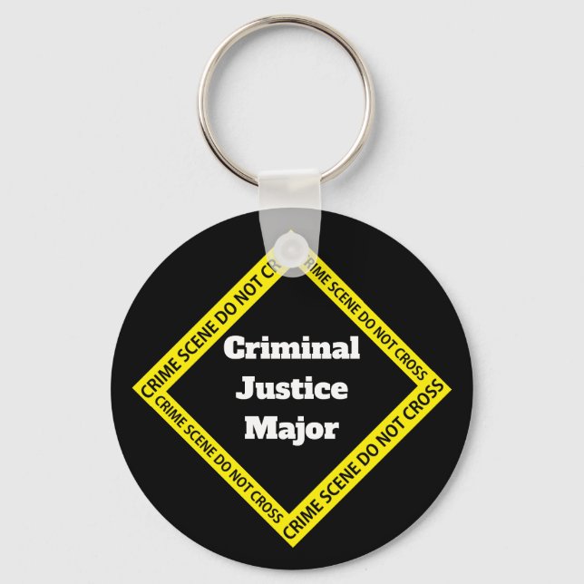 Customizable Criminal Justice Keychain (Front)
