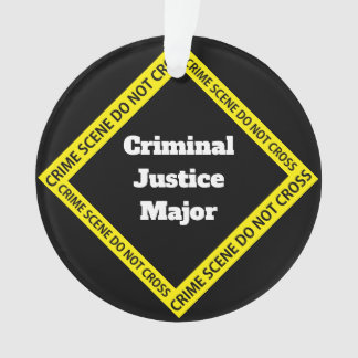 Customizable Criminal Justice Ornament