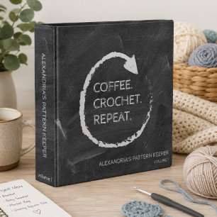Customizable Crochet Pattern Keeper Binder