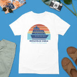 Customizable Cruise Ship Sunset Family Trip<br><div class="desc">Cool custom cruise ship men's tri-blend t-shirts for your family reunion or spring break trip to Bermuda,  The Bahamas,  or The Caribbean. Customize these cute sunset tees with your family name and destination or year.</div>