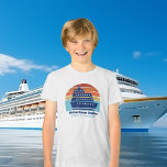 Customizable Cruise Ship Sunset Family Trip Kids<br><div class="desc">Cool custom cruise ship kids tri-blend t-shirts for a boy or girl on your family reunion or spring break trip to Bermuda,  The Bahamas,  or The Caribbean. Customize these cute sunset tees with your family name and destination or year.</div>