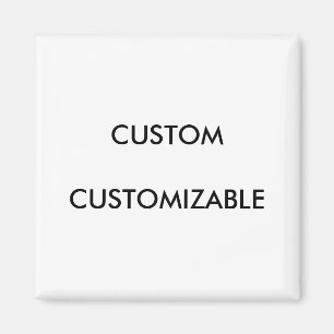 Customizable Customize Custom  Blank Magnet