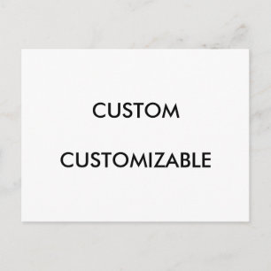 Customizable Customize Custom Blank Postcard