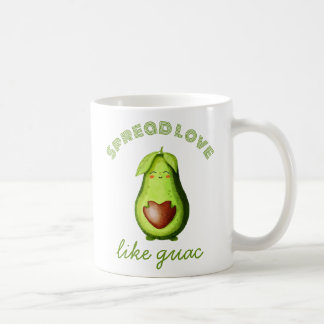 Customizable Cute Avocado Hand-drawn Original Art Coffee Mug