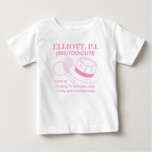Customizable Cute Baby P.I. T-Shirt