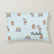 Customizable Cute Scandinavian Animals Pattern