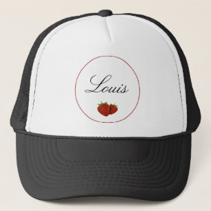 Customizable Cute Strawberry Trucker Hat