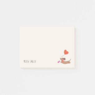 Customizable Dachshund Dog Lovers Birthday Gift Post-it Notes
