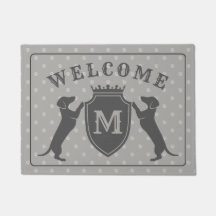 Customizable Dachshund Doormat