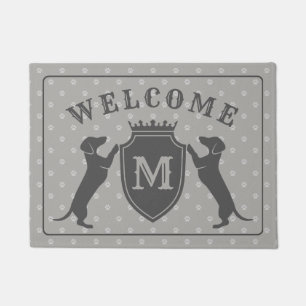 Customizable Dachshund Doormat