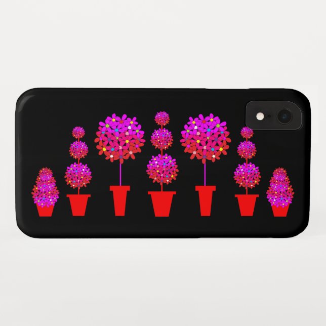 Customizable  Daisy Puff Topiary Case-Mate iPhone Case (Back (Horizontal))