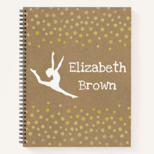 Customizable Dancer Kraft Paper Notebook