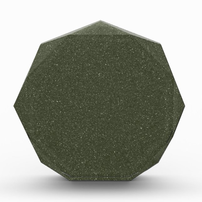 Customizable Dark Moss Noise Photo Block (Front)