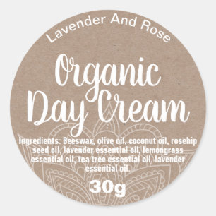 Customizable Day Cream Label