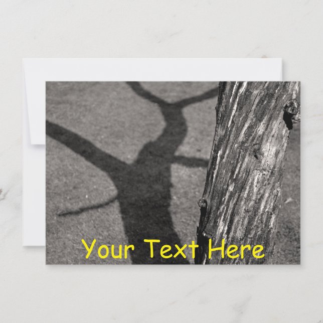 Customizable dead tree Card (Front)