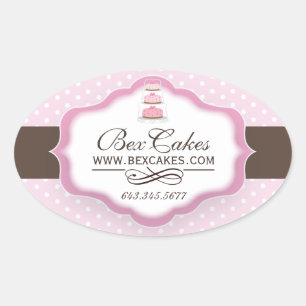 Customizable Decorative Bakery Stickers