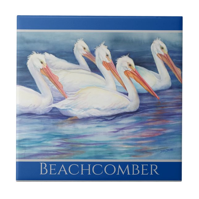 Customizable Decorative Ceramic Tile (Front)