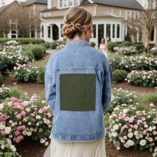 Customizable Denim Jacket with Noise Patch