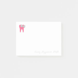 Customizable dental sticky note