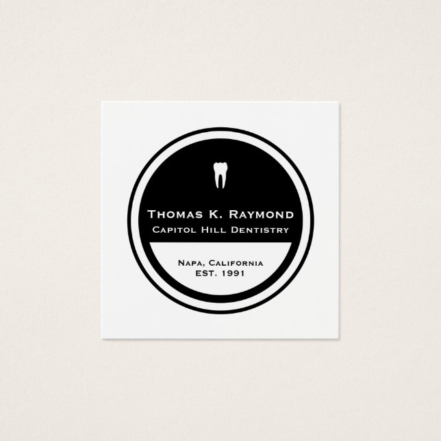 Customizable Dentistry Circle (Front)