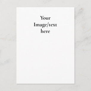Customizable Design Template   Upload Your Own Art Postcard