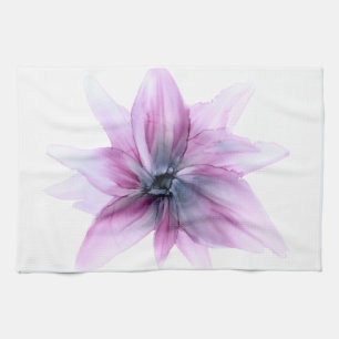 Customizable! designer dahlia--large flower- kitchen towel