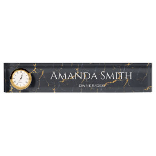 Customizable Desk Name Plate- OFFICE Nameplate
