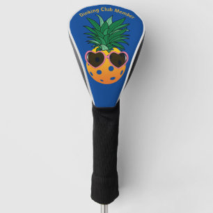 Customizable Dinking club, Pickleball pineapple Golf Head Cover