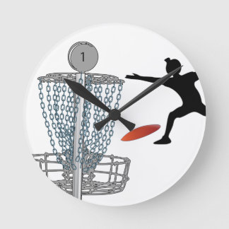 Customizable Disc Golf Throw Wall Clock