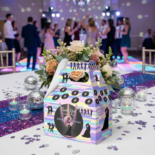 Customizable Disco Wedding Favor Box