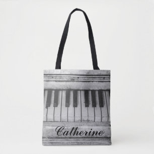 Customizable Distressed Vintage Piano Bag