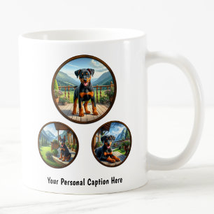 Customizable Doberman Pinscher Puppy  Coffee Mug