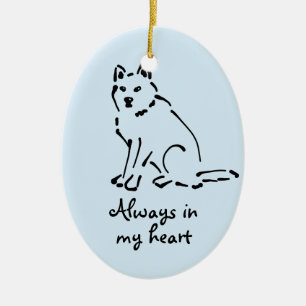 Customizable Dog Memorial Ornament