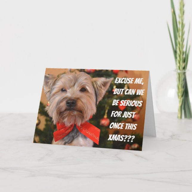 CUSTOMIZABLE DOGGY XMAS CARD (Front)