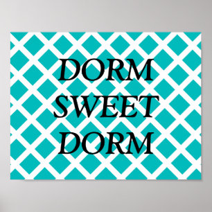 Customizable Dorm Sweet Dorm Poster