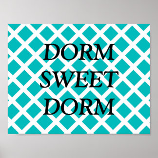 Customizable Dorm Sweet Dorm Poster