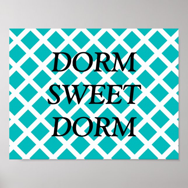 Customizable Dorm Sweet Dorm Poster (Front)