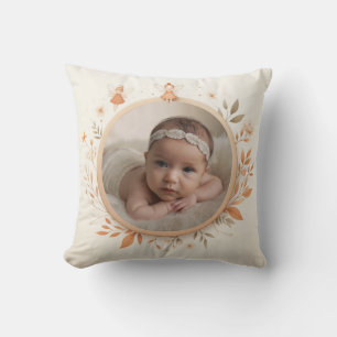 Customizable Double-Sided Pillow with Fairy Frame
