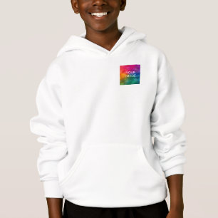 Customizable Double Sided White Template Boys Kids