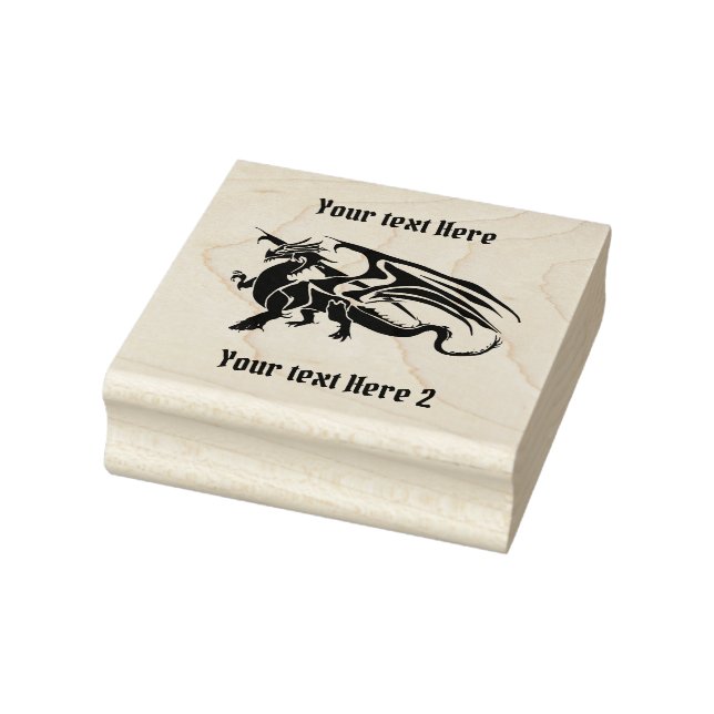 Customizable Dragon Rubber Stamp (Stamp)